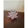 Image 2 : Swarovski crystal waterlily candle holder.