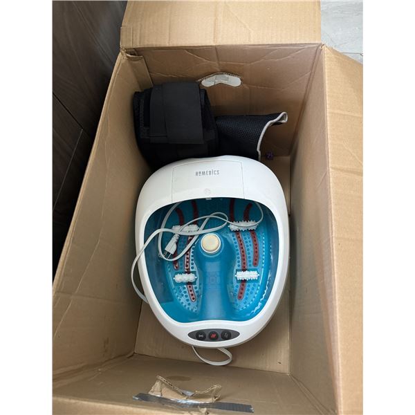 Foot bath, and other items