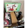 Image 1 : Assorted kitchen items, rice, cube, apple peeler, slicer, core, and other
