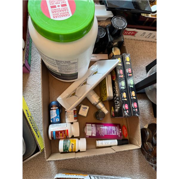 Jelly belly cocktail Classics and assorted pain, relief items, etc.