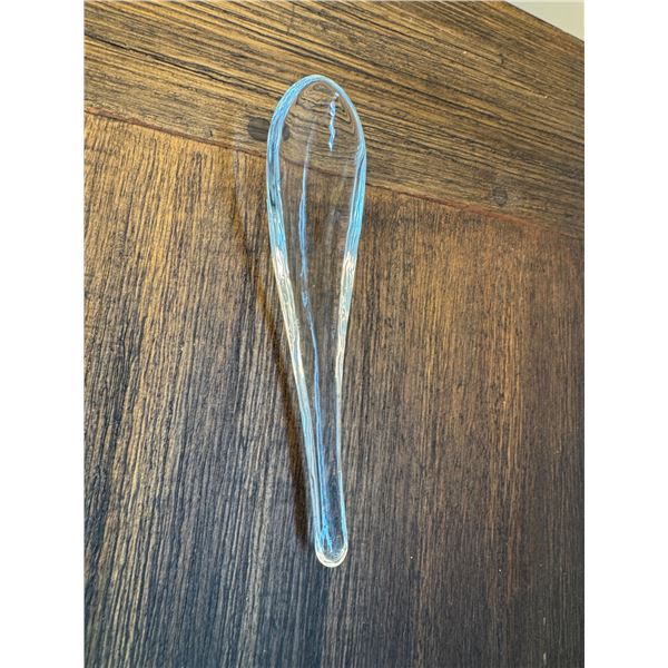 Glass spoon unmarked