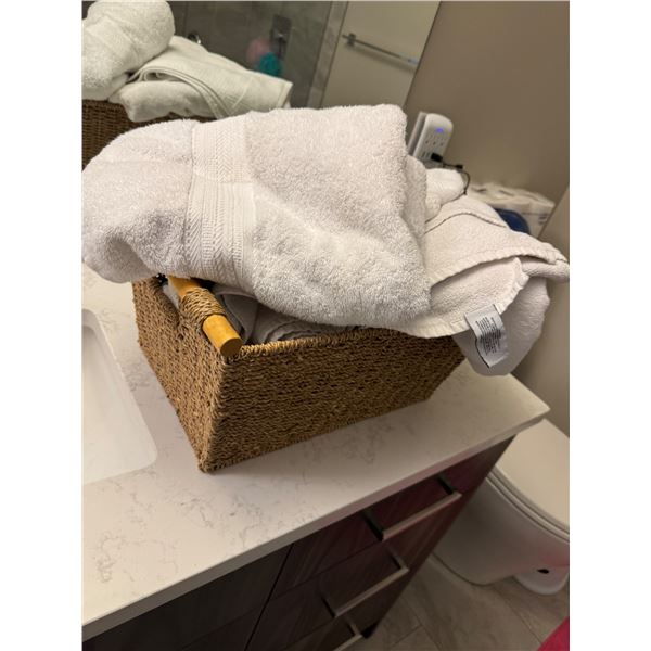 Basket of towels
