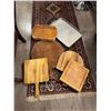Image 1 : Wood cutting boards and baking tray