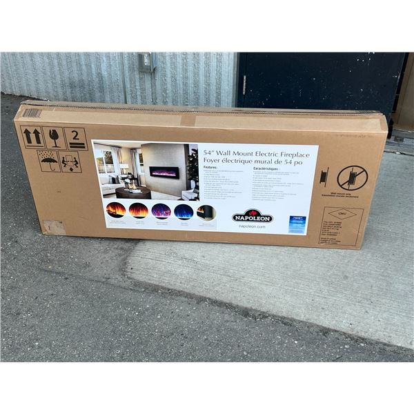 54" Napoleon Wall Mount Electric Fireplace - looks new in box