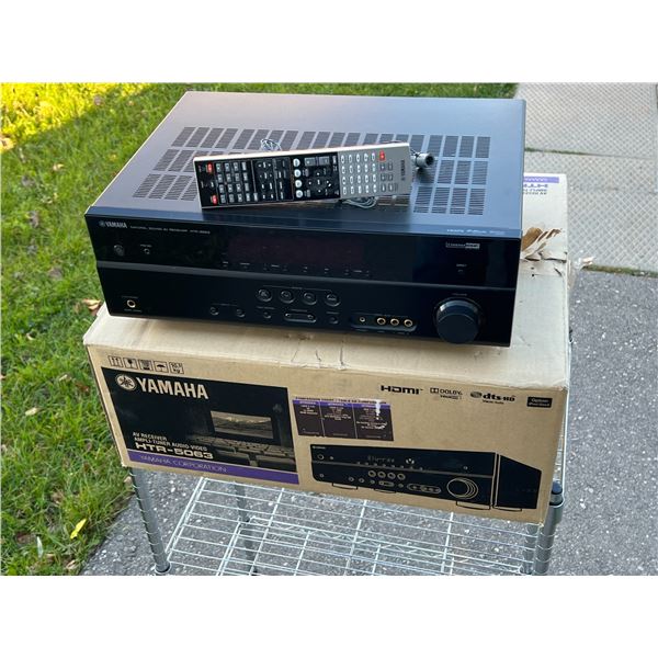Yamaha Natural Sound AV Receiver with Box & Remote HTR-5063 (not tested, see photos)