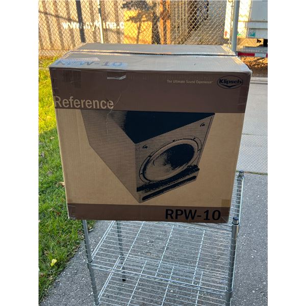 Klipsch Reference Series Powered Subwoofer RPW-10 (not tested, see photos)