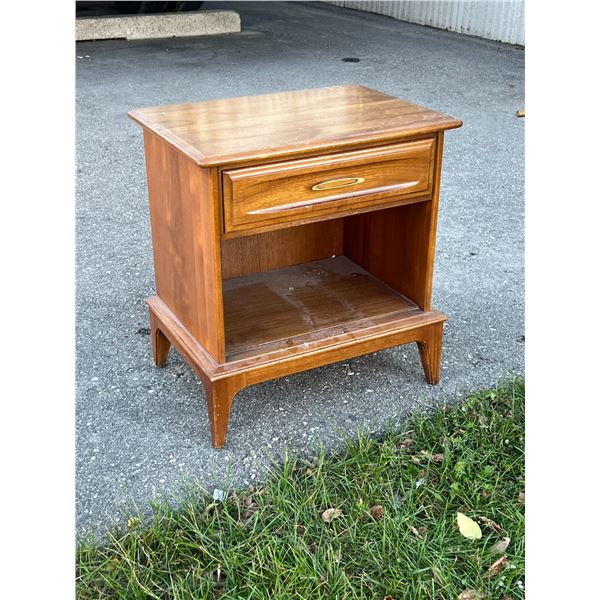Mid Century Nightstand / Night Table with Drawer 23 x 16 & 24.5"T see photos