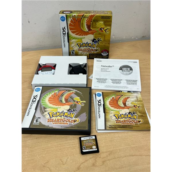 Pokemon Heartgold Version For Nintendo DS (big box, cartridge, case, manual and extras)
