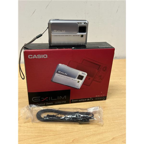 Casio Exilim EX-V7 Digital Camera With Box & Extras as pictured 7.2 Megapixel