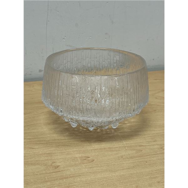 iittala Ultima Thule Tapio Wirkkala Serving Bowl - Approx: 6"W 4.25"T
