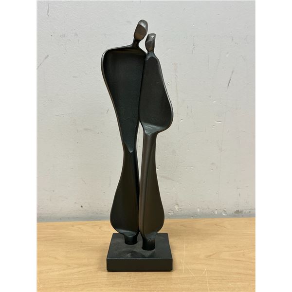 Canadian Kramer "Quiet Encounter" Hand Forged Steel Abstract Sculpture - see all photos 12"