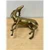 Image 6 : Large Brass Deer Figure / Décor Piece 13.25"T 10"W