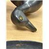 Image 4 : Unusual Metal / Brass Duck Trinket Storage Box - approx: 5.75"W 4.75"T