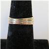 Image 2 : 14K Tri-gold (yellow, white and rose gold) ring.  Marked 14K.  Beautiful!  Approx size 6