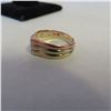 Image 4 : 14K Tri-gold (yellow, white and rose gold) ring.  Marked 14K.  Beautiful!  Approx size 6