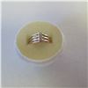 Image 5 : 14K Tri-gold (yellow, white and rose gold) ring.  Marked 14K.  Beautiful!  Approx size 6