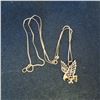 Image 4 : 10K Yellow Gold eagle pendant and 21" chain.  Both marked 10K