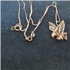 Image 6 : 10K Yellow Gold eagle pendant and 21" chain.  Both marked 10K
