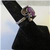 Image 5 : 925 Silver set with purple stones - see description and photos