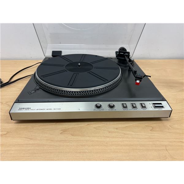 Toshiba Direct Drive Fully Automatic Turntable Record Player SR-F200
