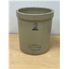 Image 1 : 2 Gallon Alberta Potteries Limited Redcliff, Alta Crock - nice condition