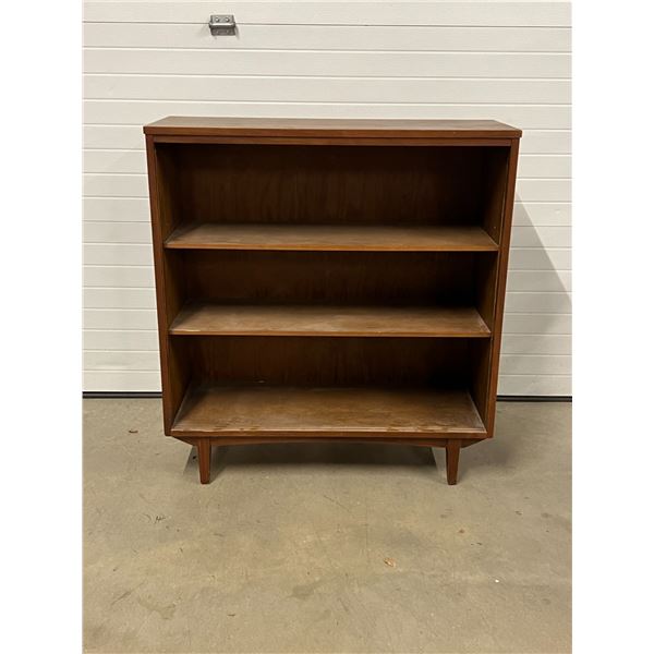 Mid Century Open Display Shelf Bookcase - Approx: 36.25 x 14 & 39"T