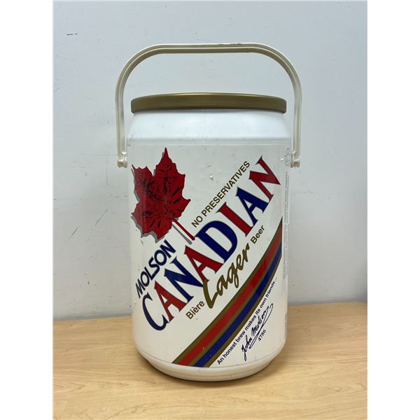 Molson Canadian Beer Can Picnic Cooler - Approx: 20.25"T & 12"W