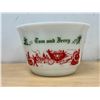 Image 3 : Vintage Hazel Atlas Milk Glass Tom and Jerry Punch Bowl / Fruit Bowl 9.5"W 5.75"T