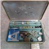 Image 1 : Very nice vintage FERRINGTON USA jewellery box with Jewelry - see description and photos
