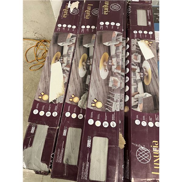 Approx 600 Square Ft. Luxuria Silver Grey SPC Rigid Core Luxury Vinyl Flooring