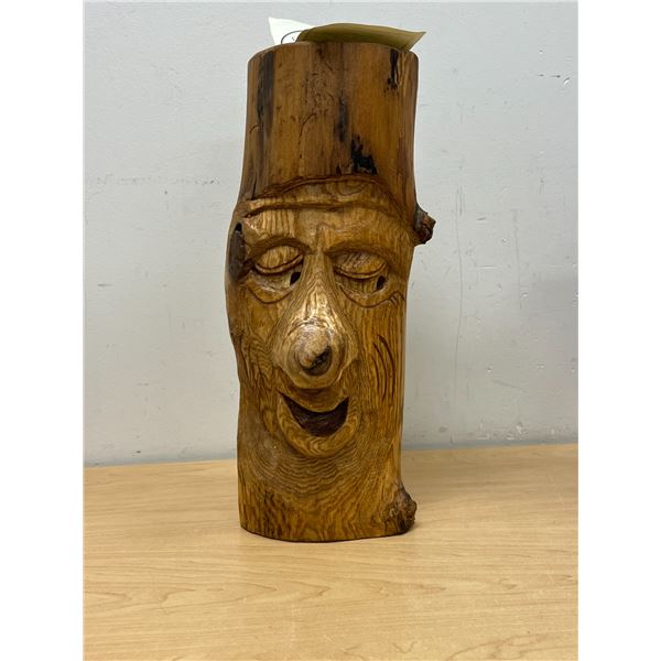 Brock & Karen Blosser Hand Carved "Roothead" Sculpture - Wood with Whimsey!
