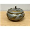 Image 3 : Solid Brass Highly Detailed Lidded Bowl - Approx: 7"W 4.5"T