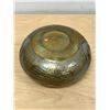 Image 6 : Solid Brass Highly Detailed Lidded Bowl - Approx: 7"W 4.5"T