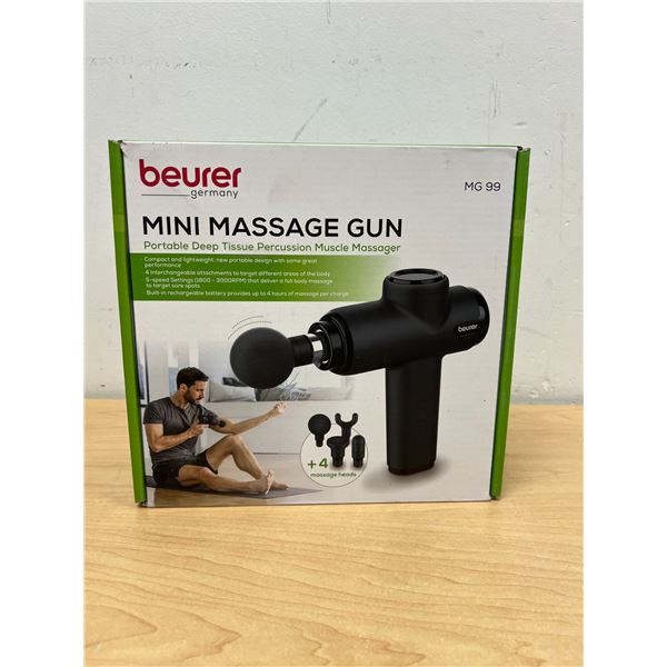 German Beurer Mini Massage Gun - looks new, see all photos