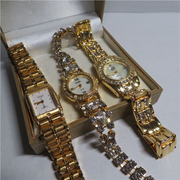 Women's fancy watch lot - see description and photos
