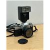 Image 1 : Canon AE-1 Film Camera with Flash - not tested, see all photos
