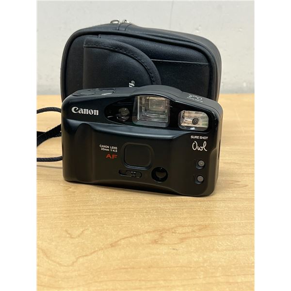 Canon Sure Shot Owl Film Camera - not tested, see all photos