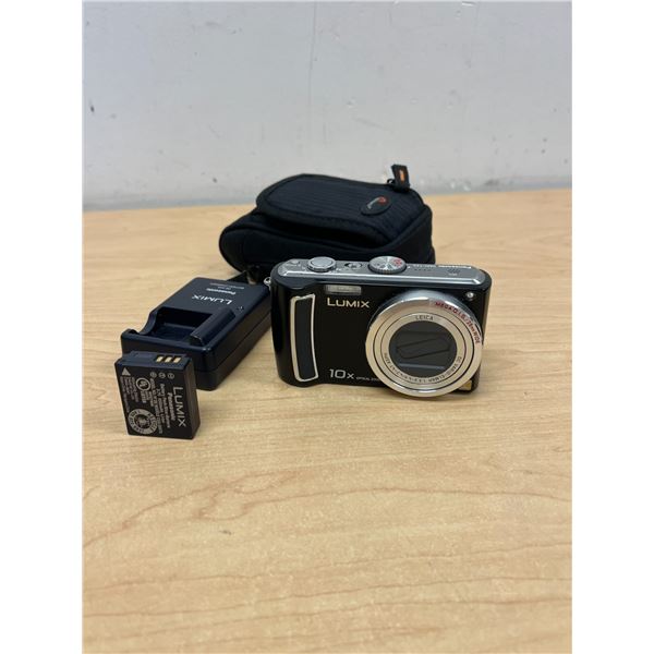 Panasonic Lumix DMC-TZ5 Digital Camera - has battery and charger - not tested, see photos