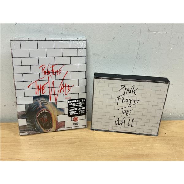 Pink Floyd The Wall DVD & 2 CD Set - DVD is Sealed / CD looks very nice