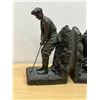 Image 2 : Golfing Theme Bookends - Approx: 9.25"T 5"W