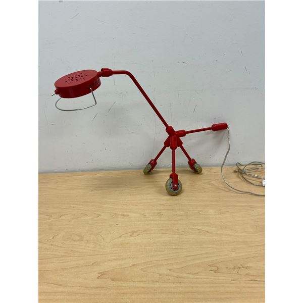 Harry Allen for Ikea Kila Red Dog Table Lamp 16.5"T 25"W