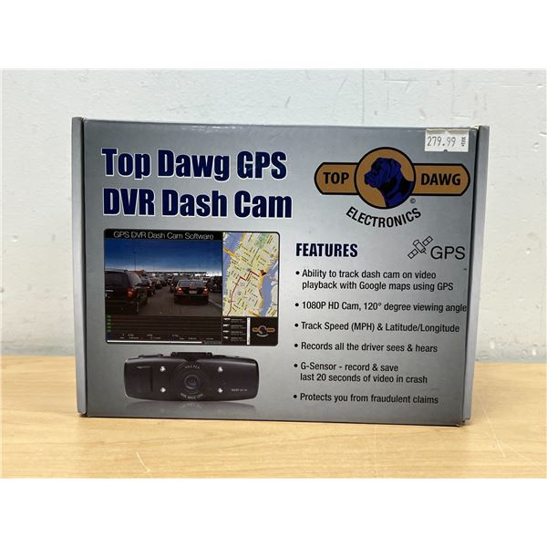 GPS DVR Dash Cam - not tested, see all photos