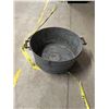 Image 1 : Large Galvanized Tub with Handles 24"W 11"T