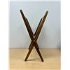 Image 2 : Mid Century Folding Butterfly Style Magazine Rack / Holder Approx: 21"T 11"W