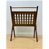 Image 4 : Mid Century Folding Butterfly Style Magazine Rack / Holder Approx: 21"T 11"W