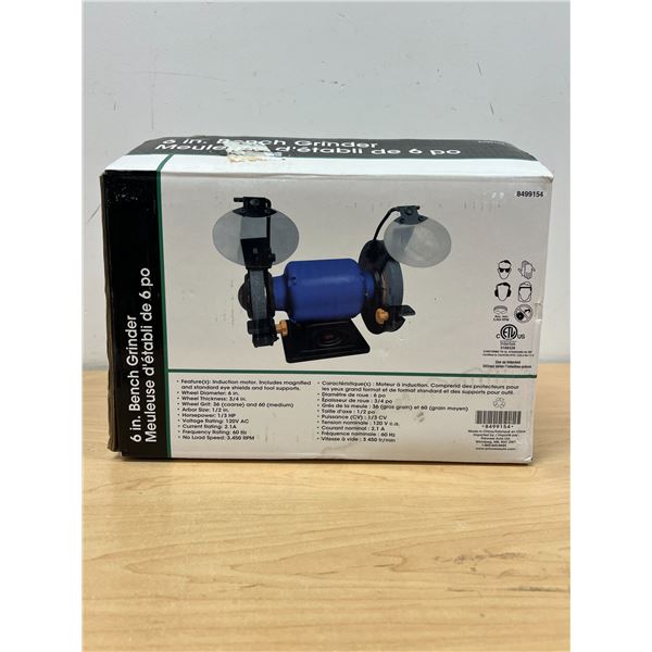 New 6" Bench Grinder - see all photos for details