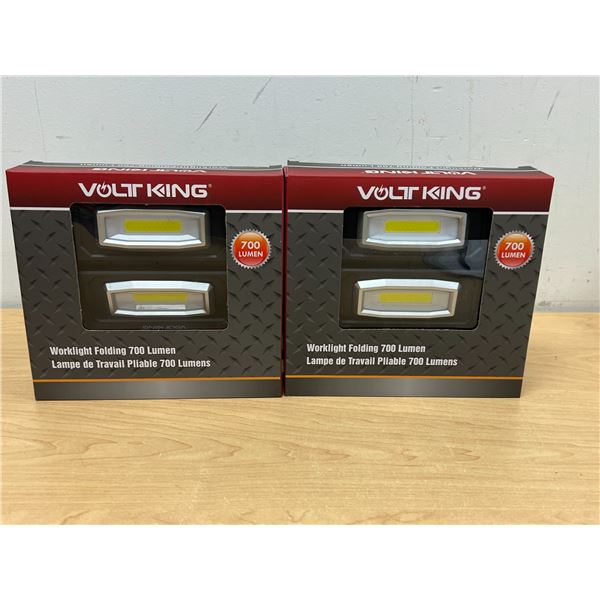 2 Volt King Folding Work Lights 700 Lumen