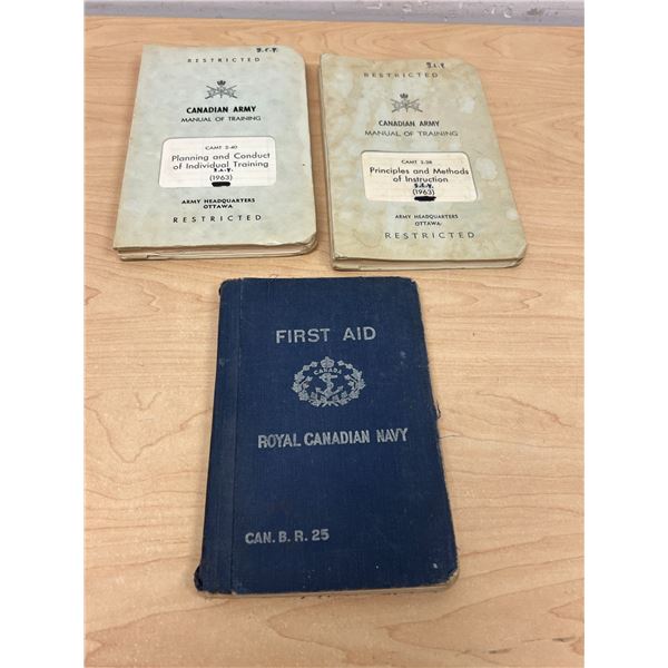 Vintage Canadian Army / Navy Books - see all photos