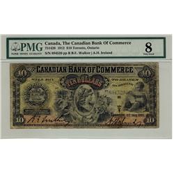The Canadian Bank of Commerce, 1912 $10 #894520, CH-75-14-28, PMG VG8