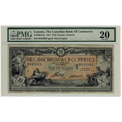 The Canadian Bank of Commerce, 1917 $10 #B445864, CH-75-16-04-12a, PMG VF20